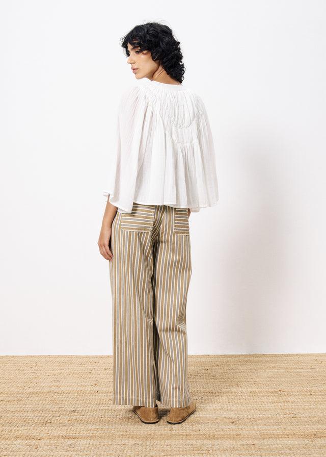 Frnch Blouse CLOVICIA Blanc