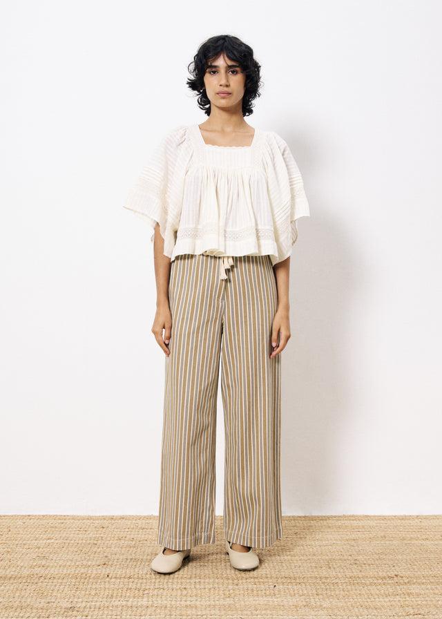 frnch Blouse PATRICIE Creme