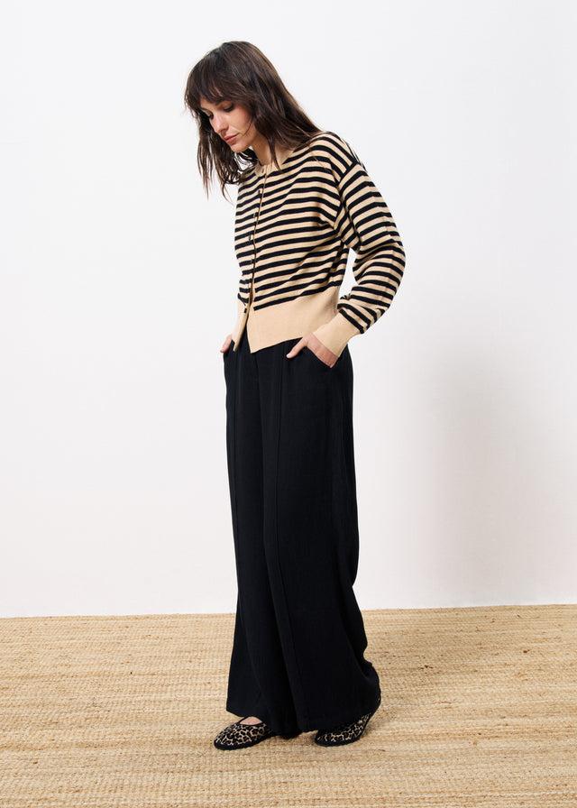 Frnch Cardigan NOUMEA Rose Pale