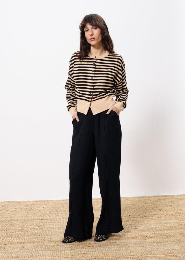 frnch Cardigan NOUMEA Rose pale