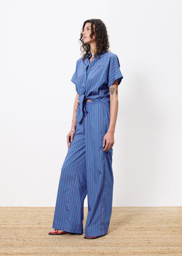 Frnch Chemise CARMELLE Bleu Electrique