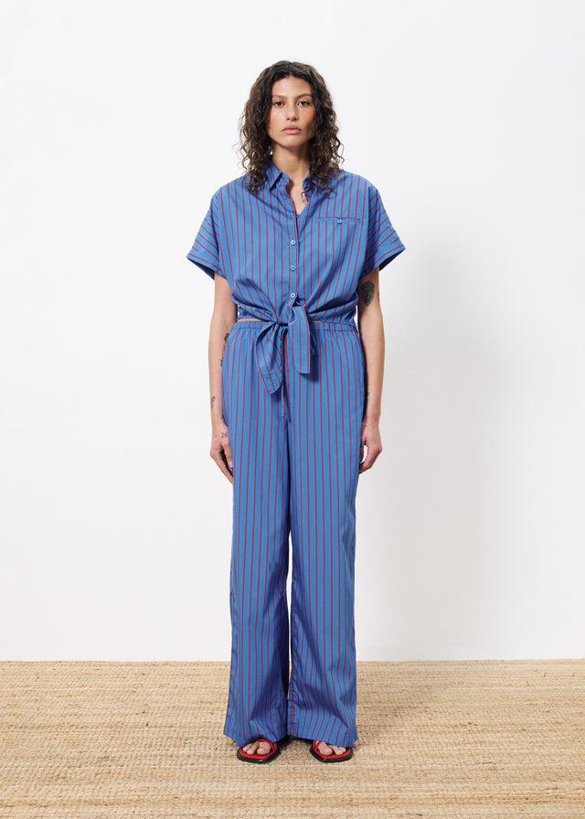 frnch Chemise CARMELLE Bleu electrique