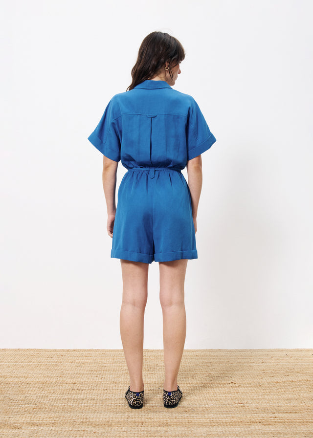 Frnch Combishort LILY Bleu Electrique