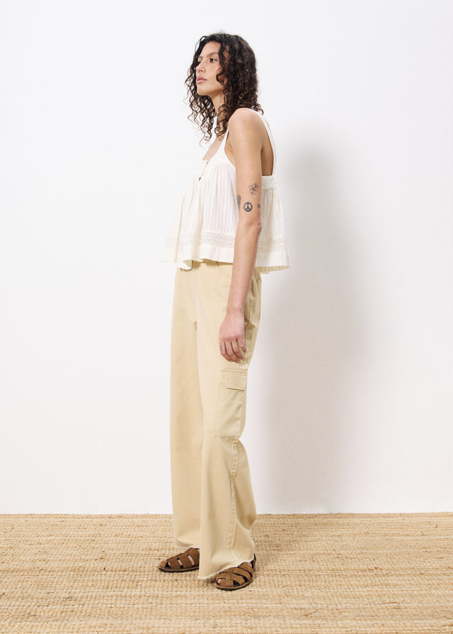 Frnch Debardeur LALITA Creme