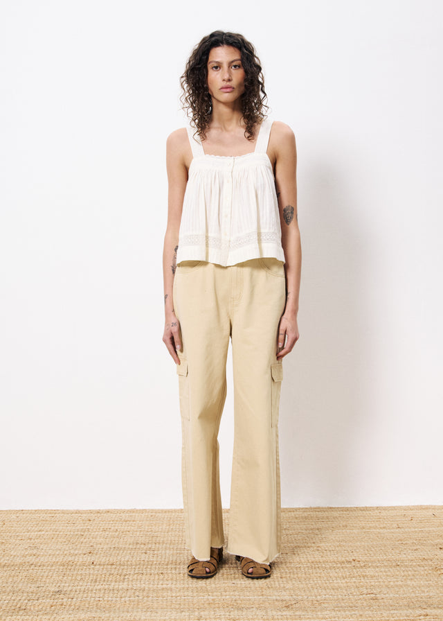 frnch Debardeur LALITA Creme