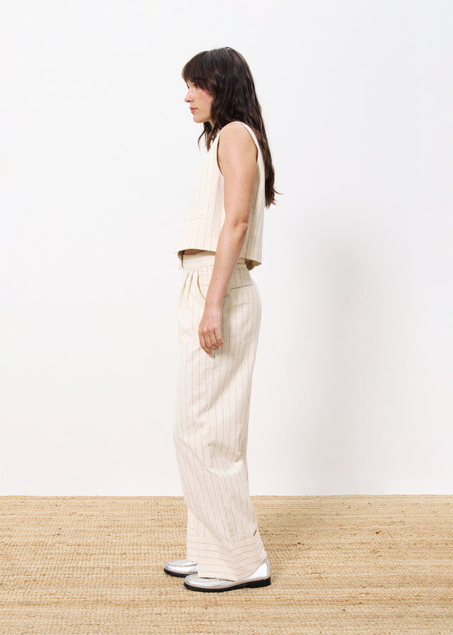 frnch Gilet Costume ERSILIA Creme