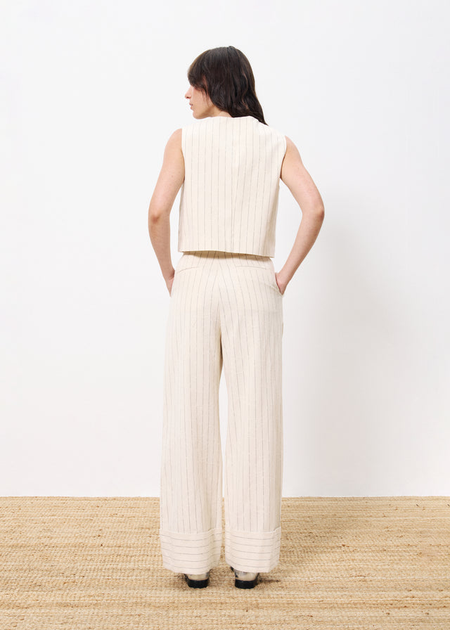 frnch Gilet Costume ERSILIA Creme