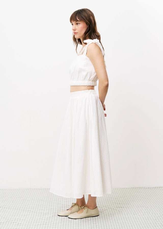 Frnch Jupe CASSYLIA Blanc