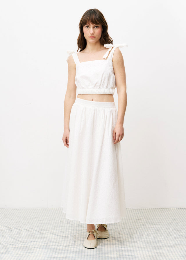 frnch Jupe CASSYLIA Blanc