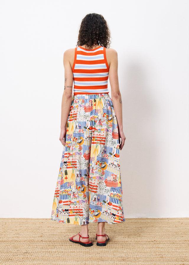 Frnch Jupe LILIANE Marche Blanc