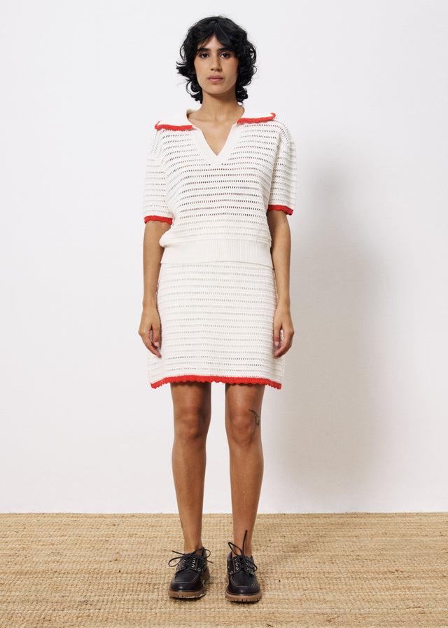 frnch Jupe MAELLIS Creme