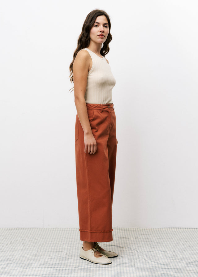 Frnch Pantalon ARACELI Brique