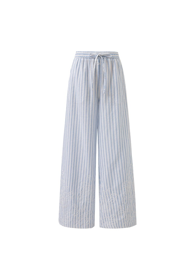 Frnch Pantalon CAMOMILLE Bleu Clair