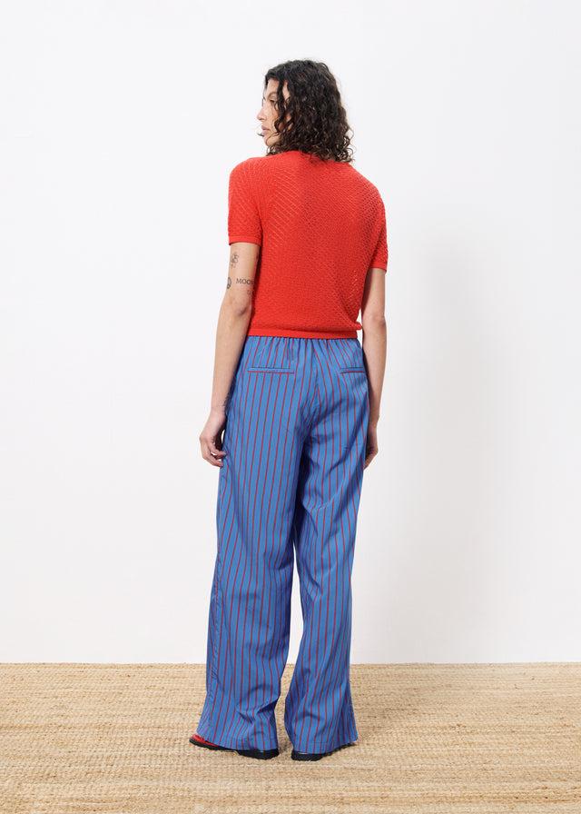 Frnch Pantalon EDELINE Bleu Electrique