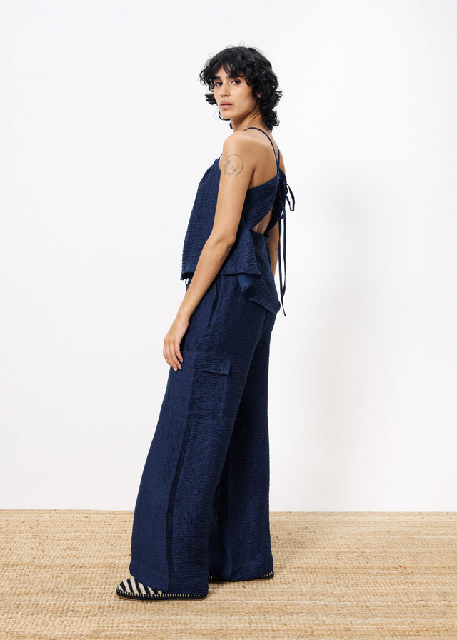 Frnch Pantalon LOREEN Bleu Marine