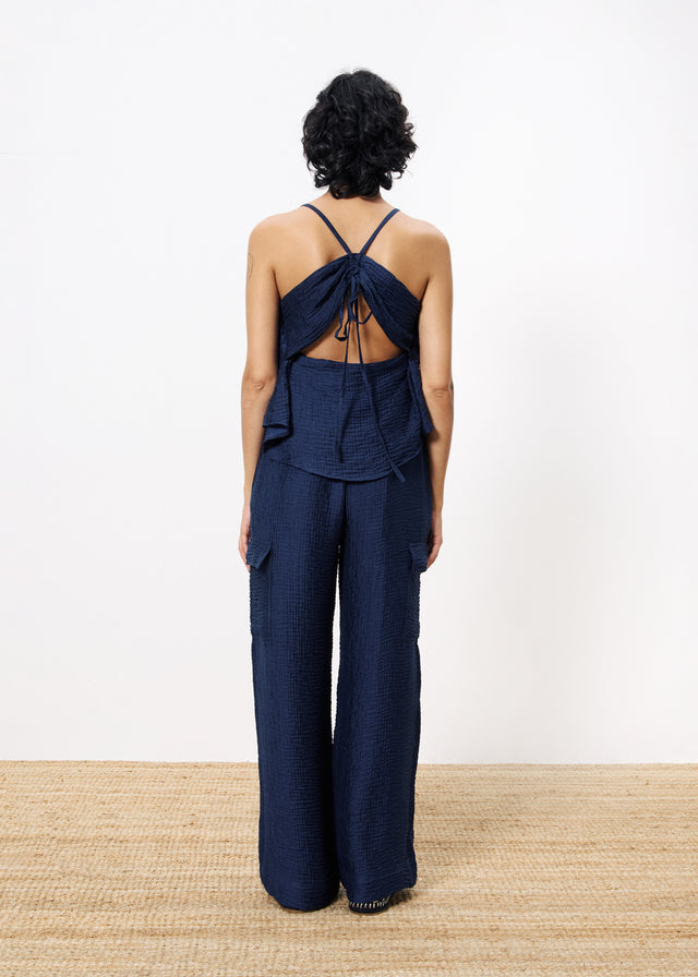 Frnch Pantalon LOREEN Bleu Marine