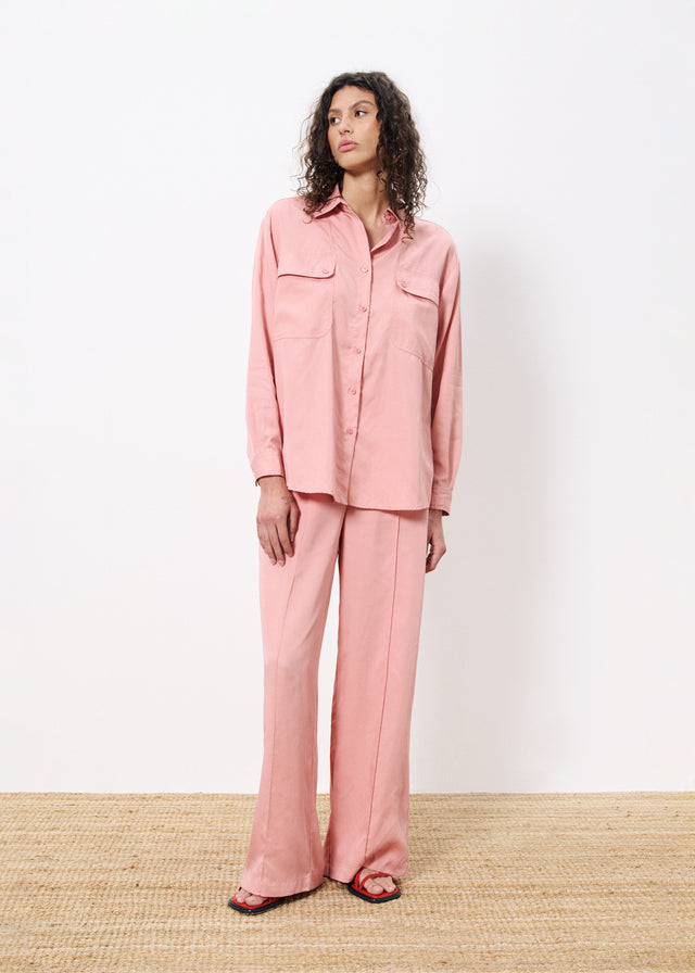 frnch Pantalon PALMINA Rose pale
