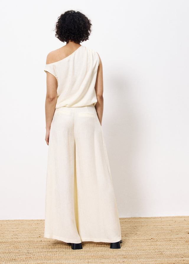 Frnch Pantalon PALMIRA Creme