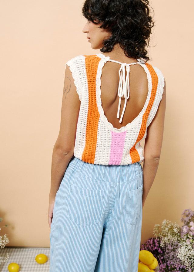 Frnch Pantalon PENSEE Bleu Clair