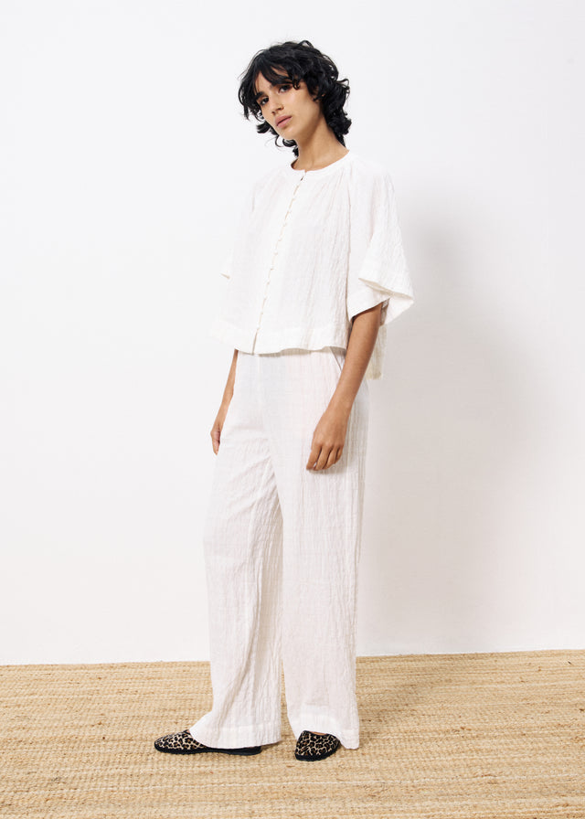Frnch Pantalon SAANA Creme