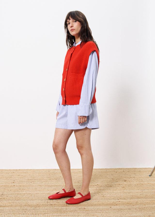Frnch Pull CARMELLE Rouge