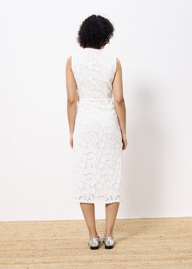 Frnch Robe AHAVA Blanc