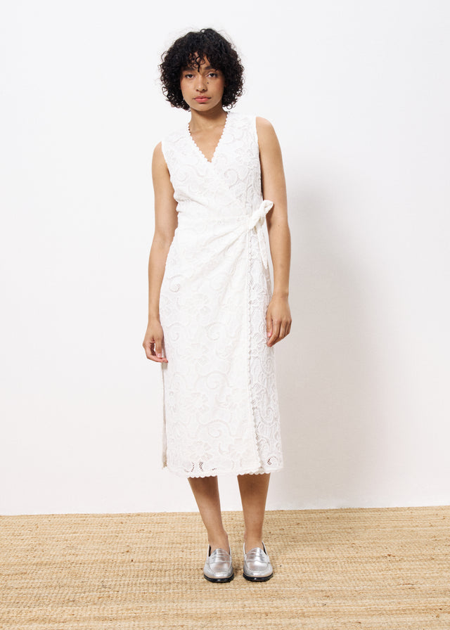 frnch Robe AHAVA Blanc