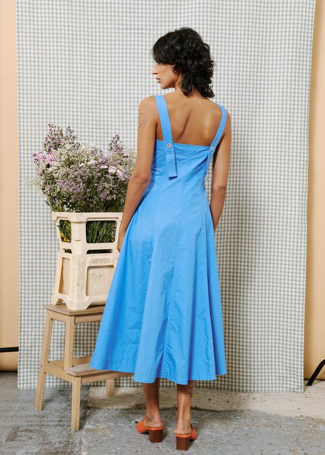 Frnch Robe ALFREDA Bleu Lavande