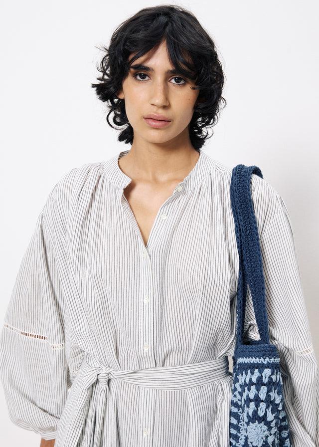 Frnch Robe CASSY Blanc