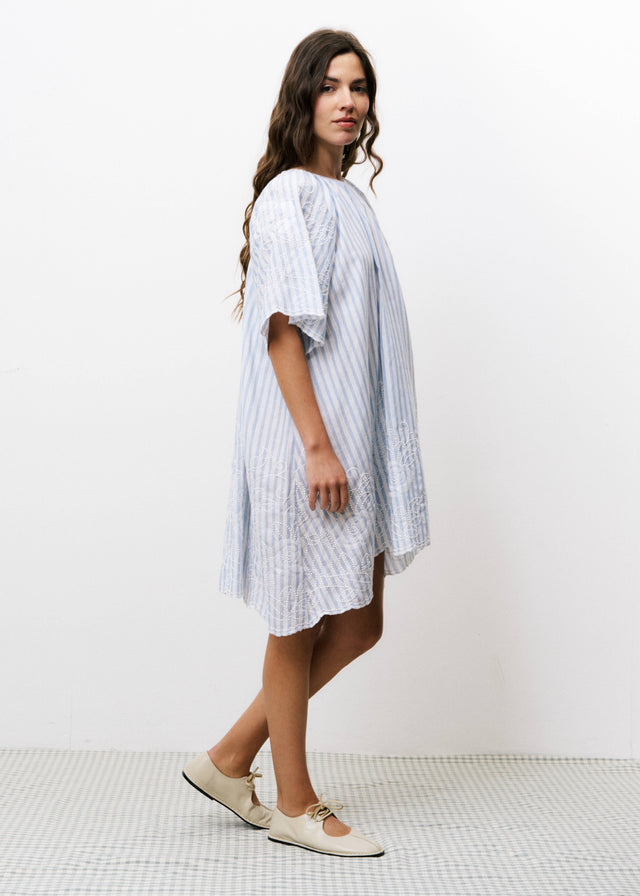 Frnch Robe CELMA Bleu Clair
