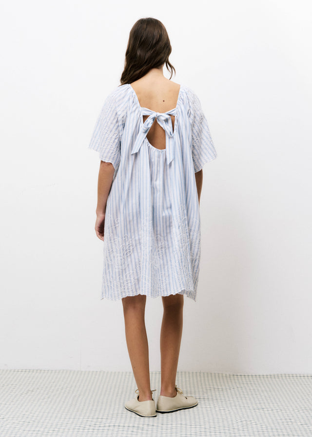 Frnch Robe CELMA Bleu Clair