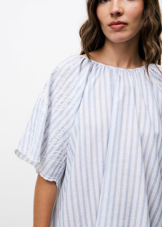 Frnch Robe CELMA Bleu Clair