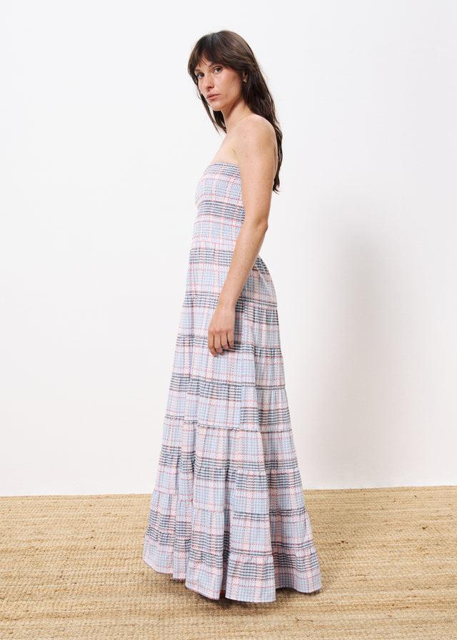 Frnch Robe DALEL Bleu Clair