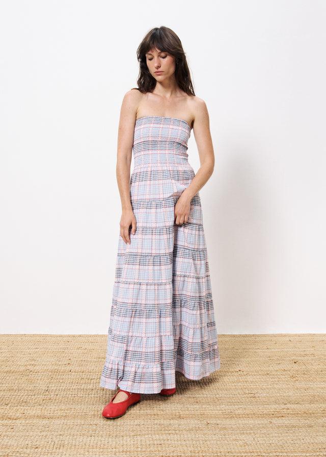 frnch Robe DALEL Bleu clair