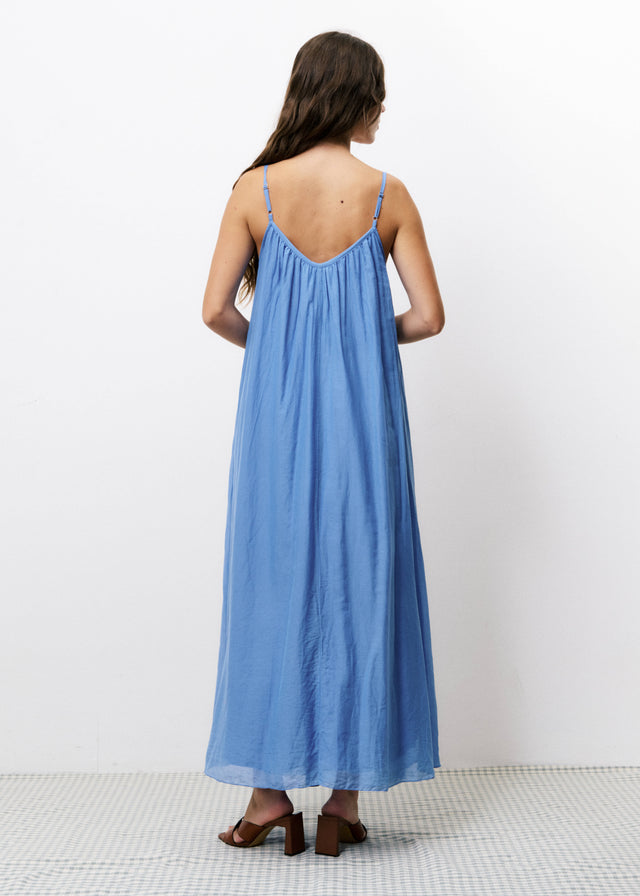 Frnch Robe ELDINE Bleu Lavande