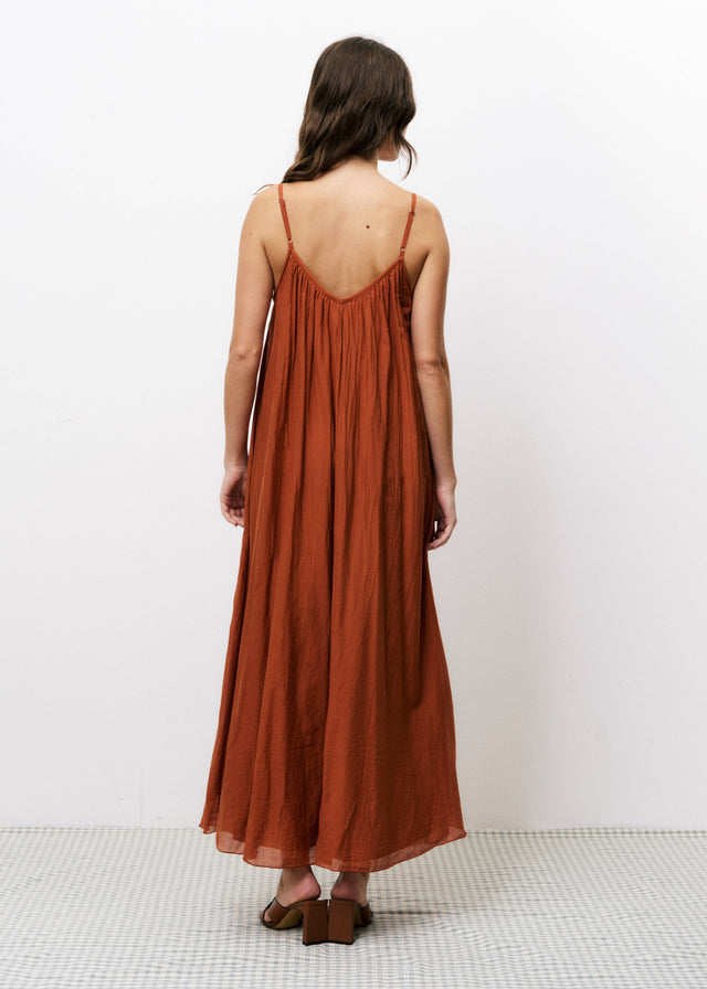 Frnch Robe ELDINE Brique