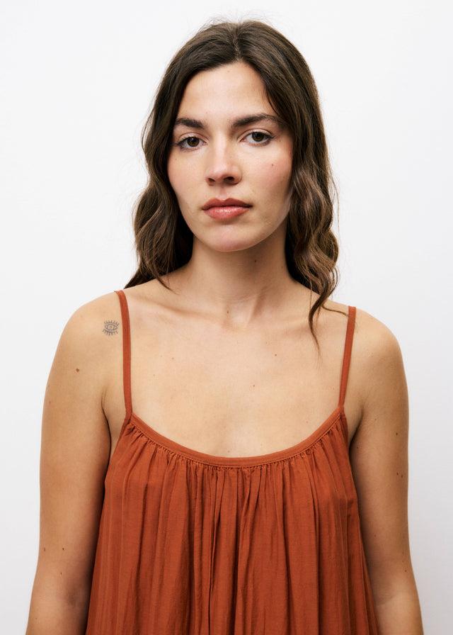 Frnch Robe ELDINE Brique