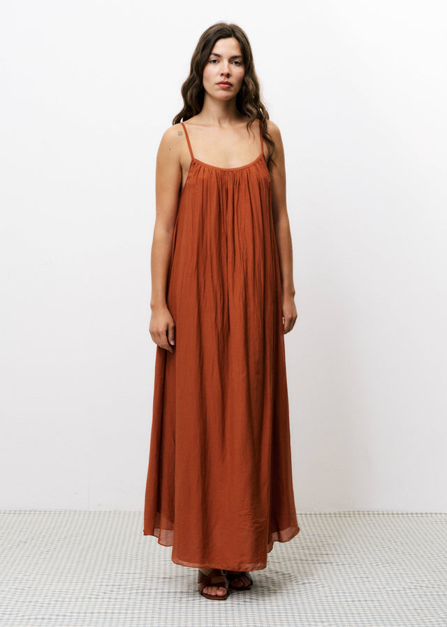 Frnch Robe ELDINE Brique