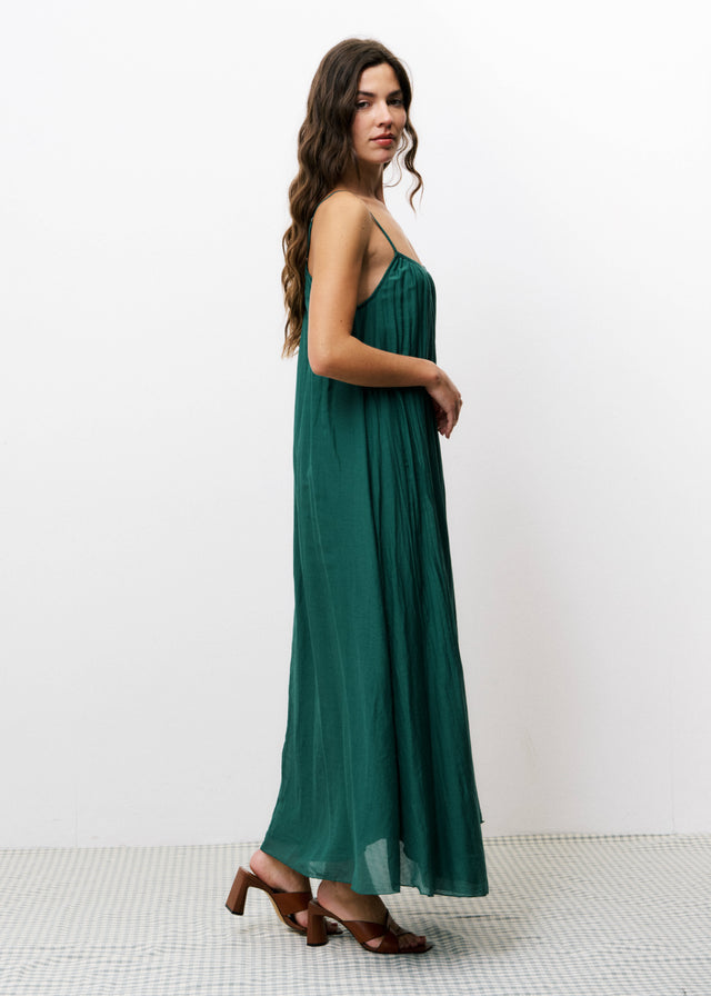 Frnch Robe ELDINE Vert Mousse