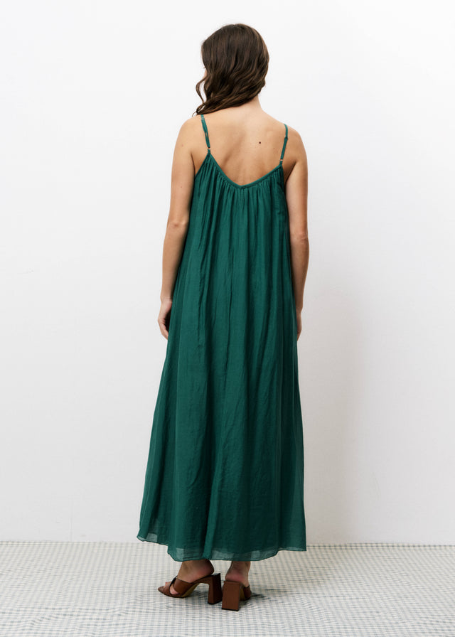 Frnch Robe ELDINE Vert Mousse