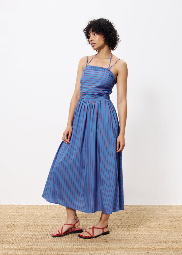 Frnch Robe LAEILA Bleu Electrique