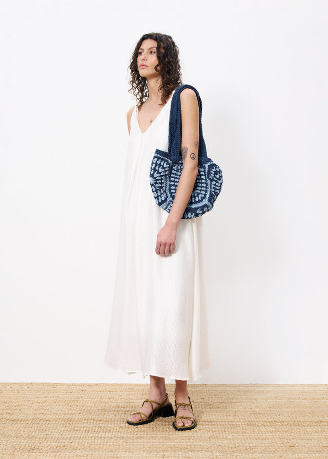 Frnch Robe LAURIA Blanc