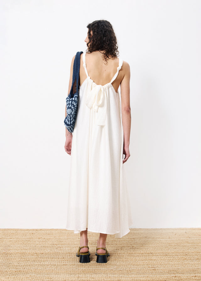 Frnch Robe LAURIA Blanc