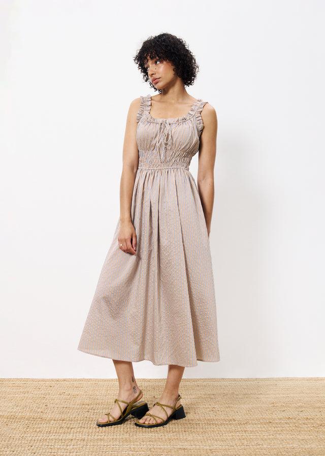 Frnch Robe LOUISANE Beige