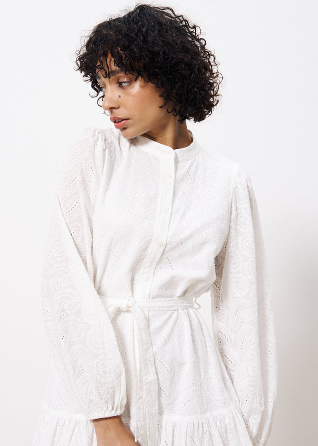 Frnch Robe MACAIRE Blanc