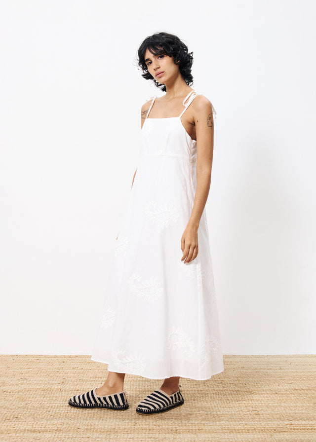 Frnch Robe NACERA Blanc