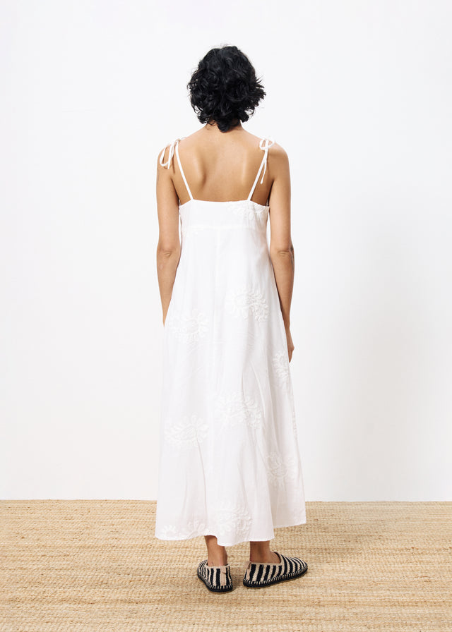 Frnch Robe NACERA Blanc