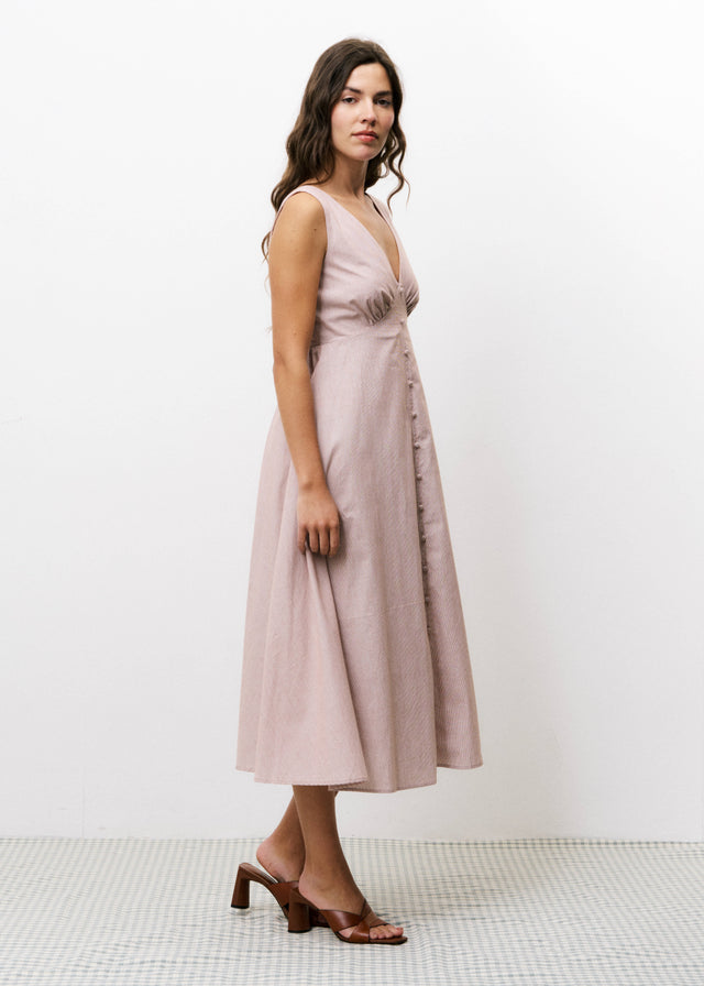 Frnch Robe NAIDY Brique