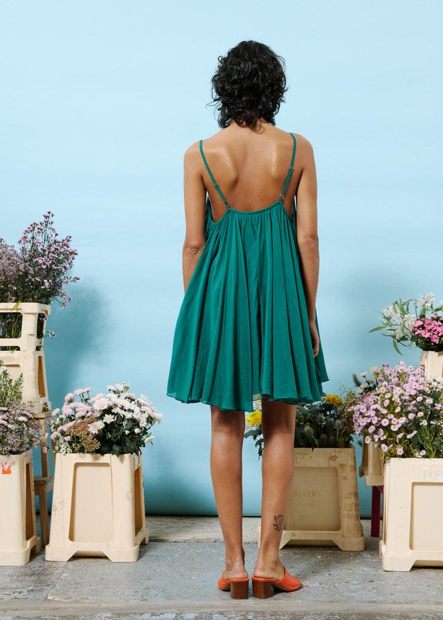 Frnch Robe NIHED Vert Mousse