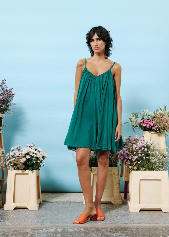 frnch Robe NIHED Vert mousse